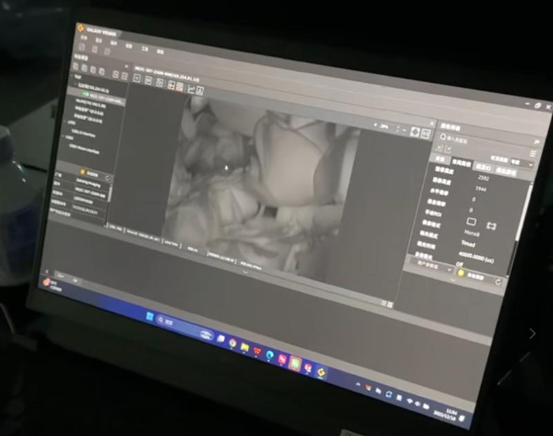 工业相机在低光照环境下的成像测试