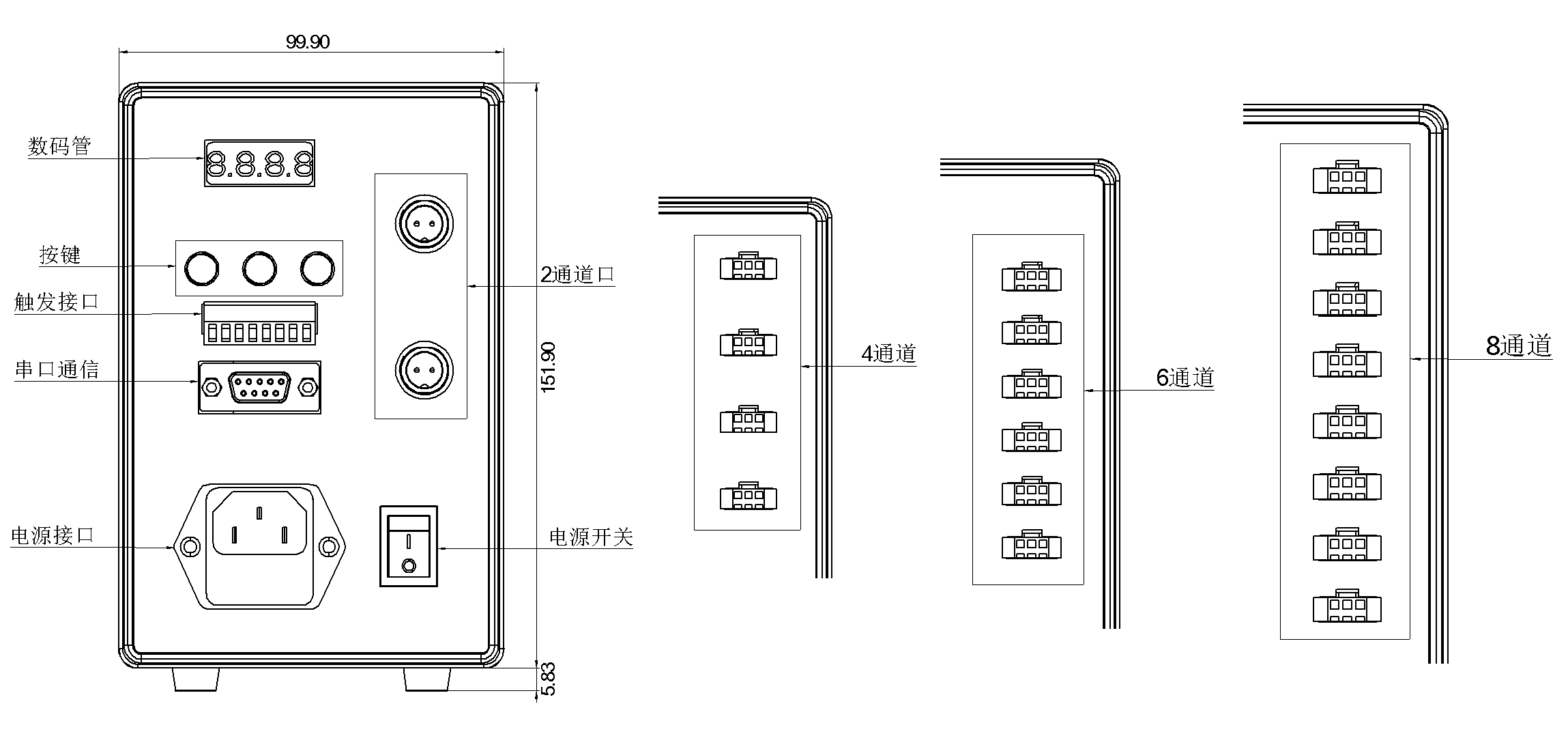 HL-DPC24200D-2T-安装尺寸图(3D)